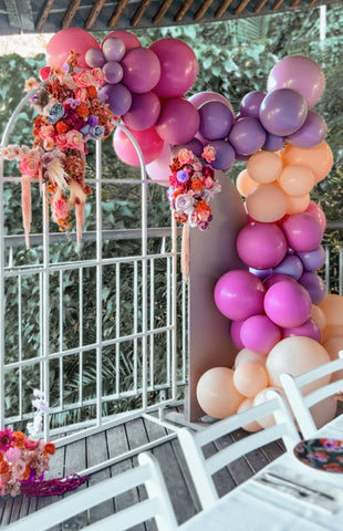 Backdrop+Florals+Balloon garland Package