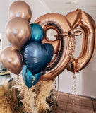 Custom Birthday + bouquet balloon bundle