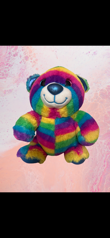 Rainbow Plush bear