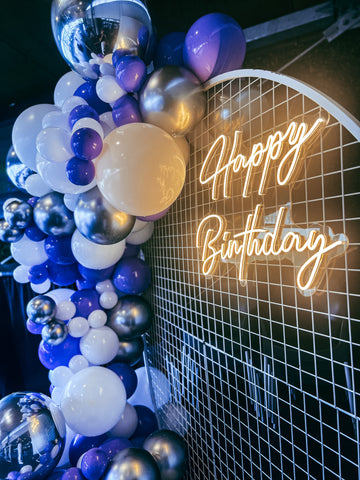 Neon Sign Hire - Happy Birthday