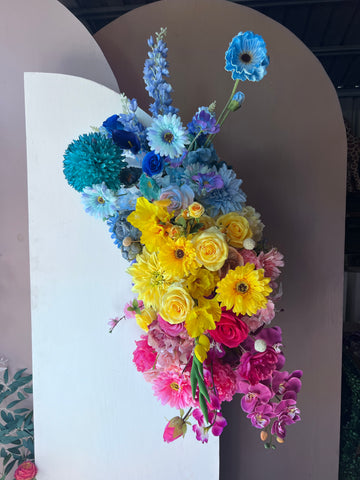 Ombrè real touch floral display (HIRE&PURCHASE)