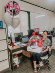 Valentine's Day Custom Bursting Gift filled balloon