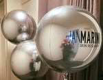 Orbz (large sapphire foil balloons)